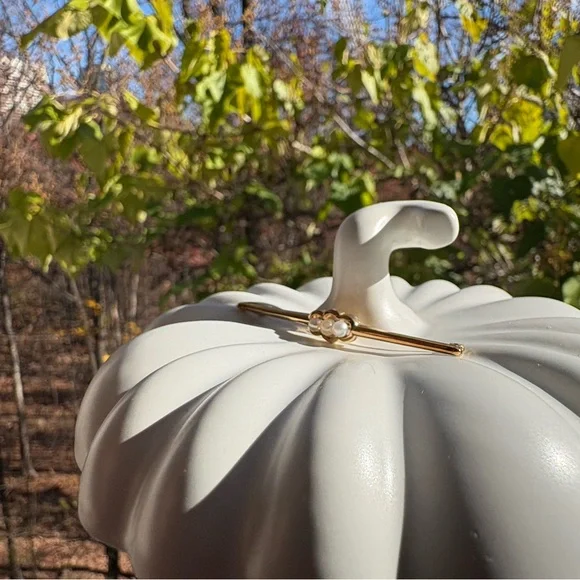 Vintage Albert Scharning 14K Gold Pearl Bar Brooch Pin 585 [with stamp]✨ - Picture 6 of 10